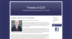 Desktop Screenshot of friendsofoch.org